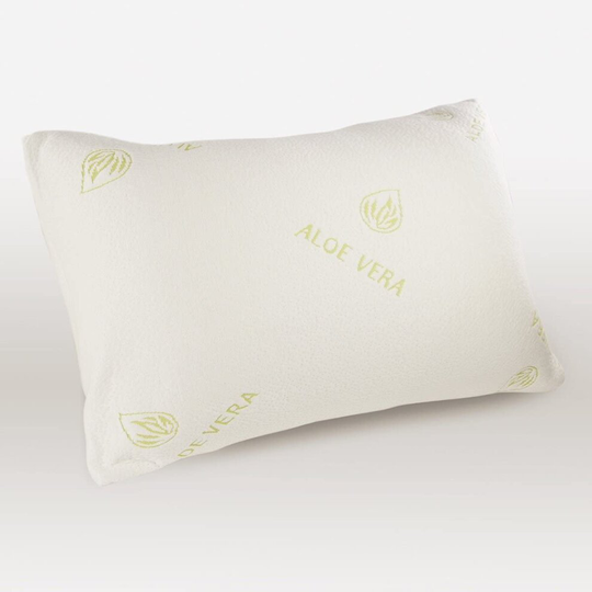 Luxury Aloe Vera Shredded Memory Foam Orthopedic Pillow for neck & Body Support,