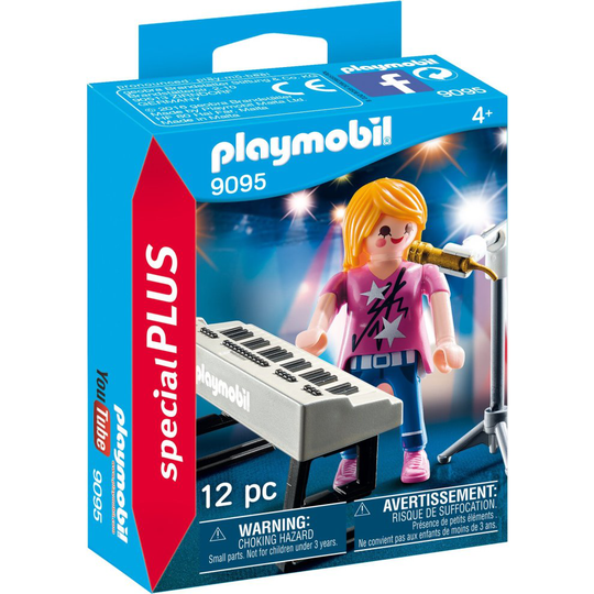 Playmobil 9095 Special Plus Singer with Keyboard Toy Set