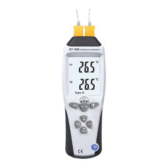 ATP Hi-Accuracy Dual Input K & J Type Thermometer
