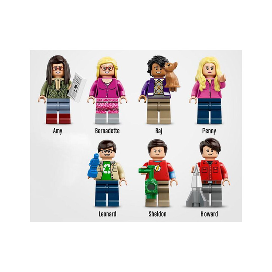 Big Bang Theory Collectible Toy 7 Mini Figure Set Fit Lego Compatible