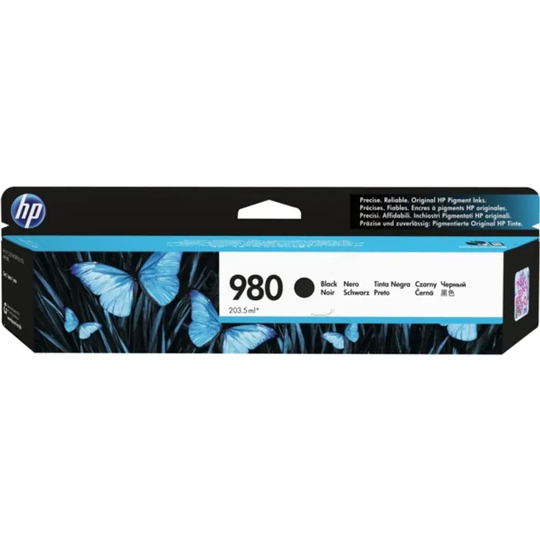 HP HP 980 Black Standard Capacity Ink Cartridge 204ml for HP OfficeJet Enterpris