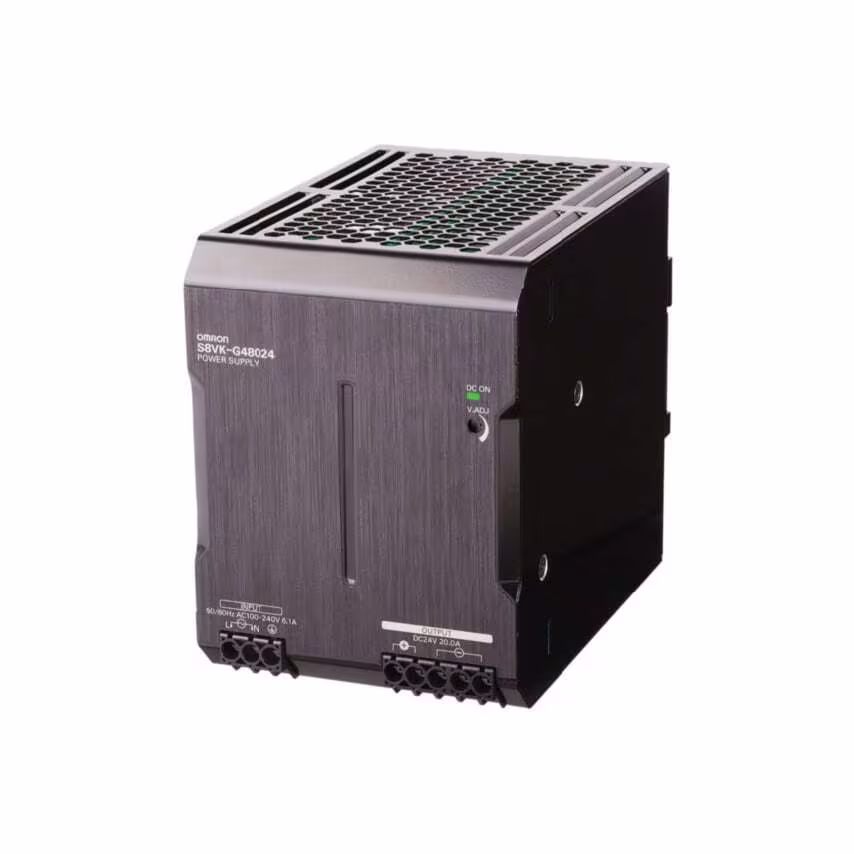Omron Book Type Power Supply, Pro, 480 W, 24VDC, 20A, DIN Rail Mounting