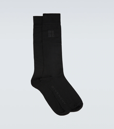 4G silk-blend socks