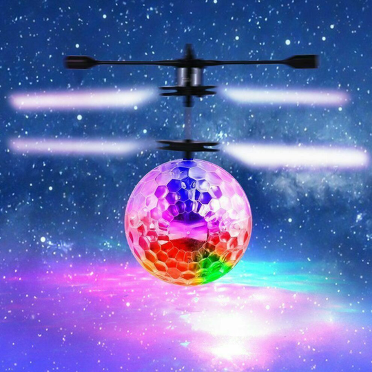 Induction LED Flying Ball Toy Flight Aircraft RGB Floating Ball USB Rechargeable