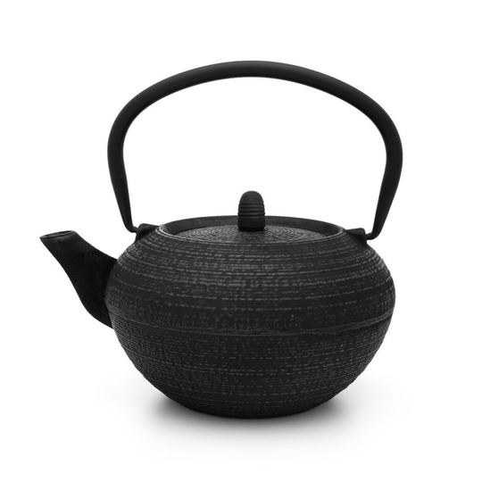 Bredemeijer Teapot Tibet Design Cast Iron 1.2L in Black