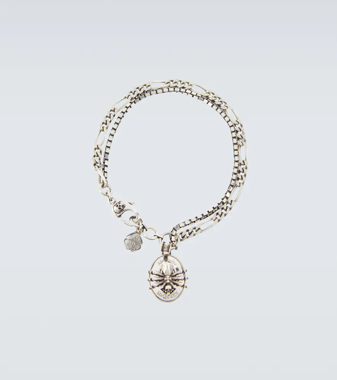 Spider Skull chainlink bracelet