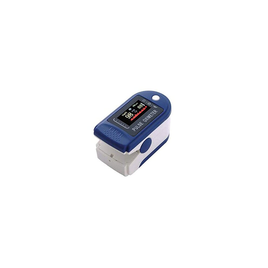 XY-010 Pulse Oximeter, Oxygen Saturation Sensor (SpO2), Fingertip Pulse Oximeter, Monitors Heart Rate, Four-Color OLED Display, with Lanyard