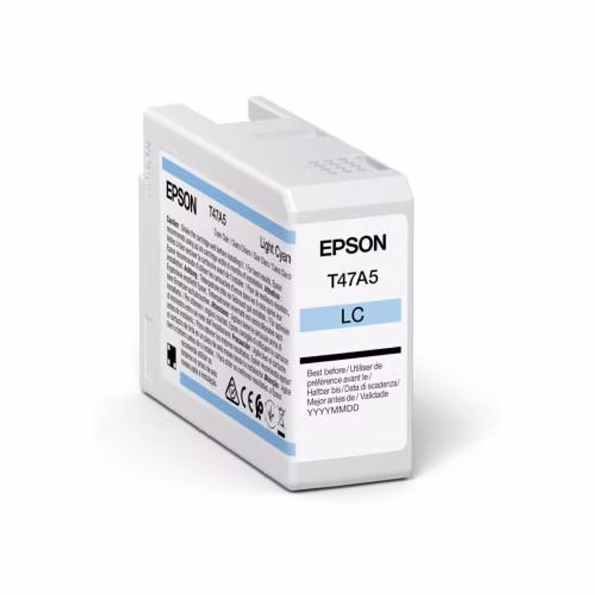 Epson Epson T47A5 Light Cyan Pro10 Ink Cartridge 50ml - C13T47A500