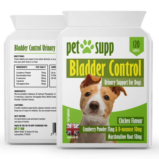 Bladder Support For Dogs, Urinary Function Supplement, 120 Tablets