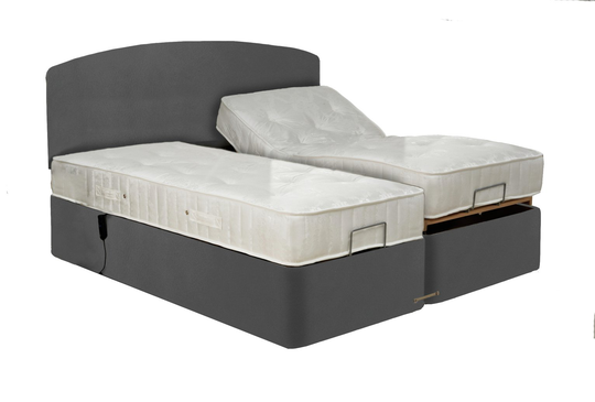 MiBed Berrington Adjustable Kingsize Bed Frame with Guard