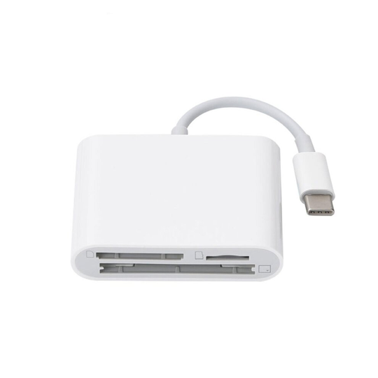 For Apple For IPad Pro Mobile Phone Tablet Computer Type-C SD TF CF Three-In-One Card Reader