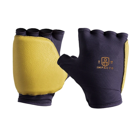 Impacto Protective Products Inc 523-24MPR Glove Impact 1/4 Suede Side