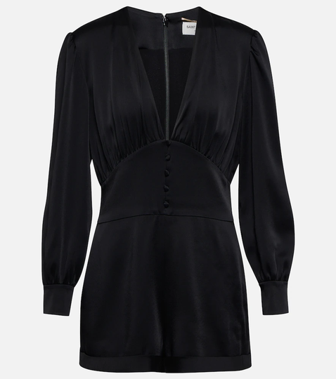 Satin playsuit