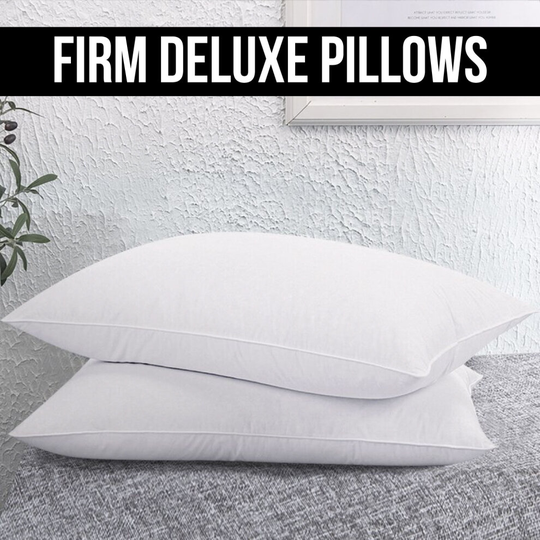 (FIRM DELUXE PILLOW, PACK OF 6) ULTRA SOFT MEMORY FOAM BOUNCE BACK STRIPE PILLOWS
