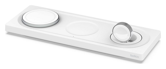 Belkin 3-in-1 MagSafe Wireless Charging Pad - White