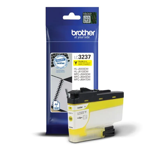 Brother Brother Yellow Ink Cartridge 16ml - LC3237Y
