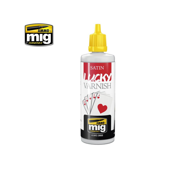 Ammo by Mig Satin Lucky Varnish 60ml bottle