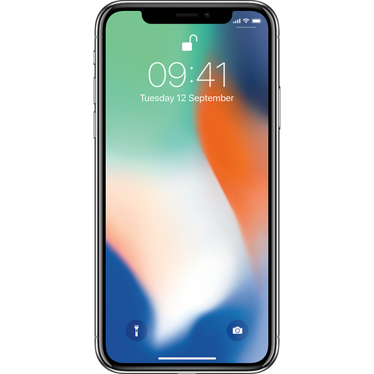 (Unlocked, 64GB) Apple iPhone X | Silver