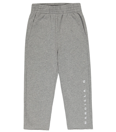 Logo cotton jersey sweatpants