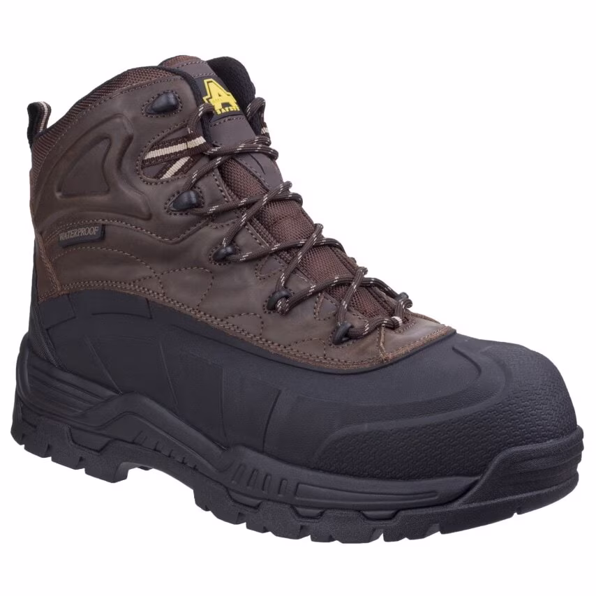 Amblers Safety FS430 Orca Safety Boots Brown Size 6
