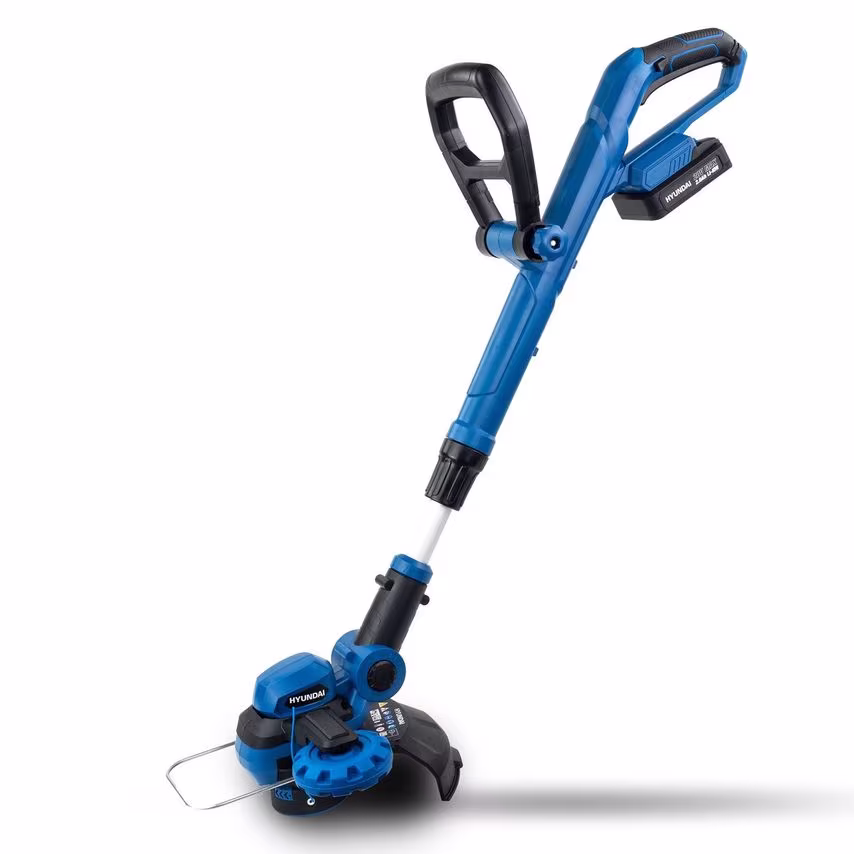 Hyundai 20v Li-Ion Cordless Grass Trimmer - Battery-Powered