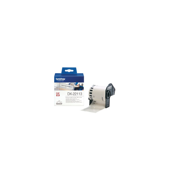 Brother 62MMX15.24M Continuous Clear Film- you get 3