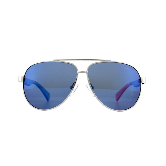 Polaroid Kids Sunglasses PLD 8034/S PJP 5X Silver Blue Blue Gradient Polarized