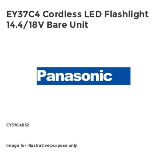 Panasonic EY37C4 Cordless LED Flashlight 14.4/18V Bare Unit