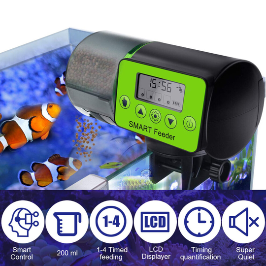 Automatic Fish Food Feeder Auto Dispenser Holiday Feeding Tank