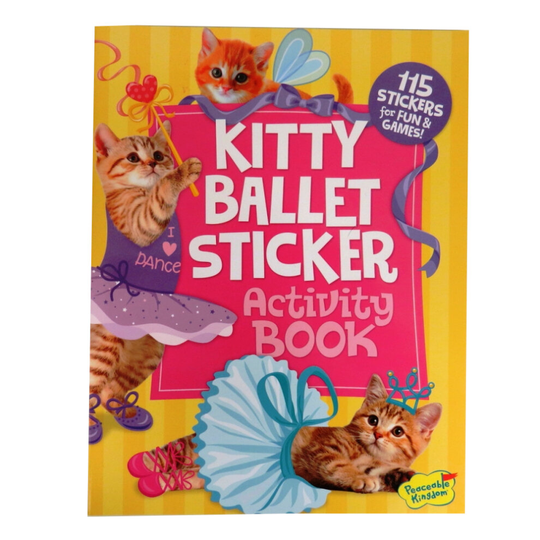 Peaceable Kingdom Kitty Ballet Sticker and Activity Book