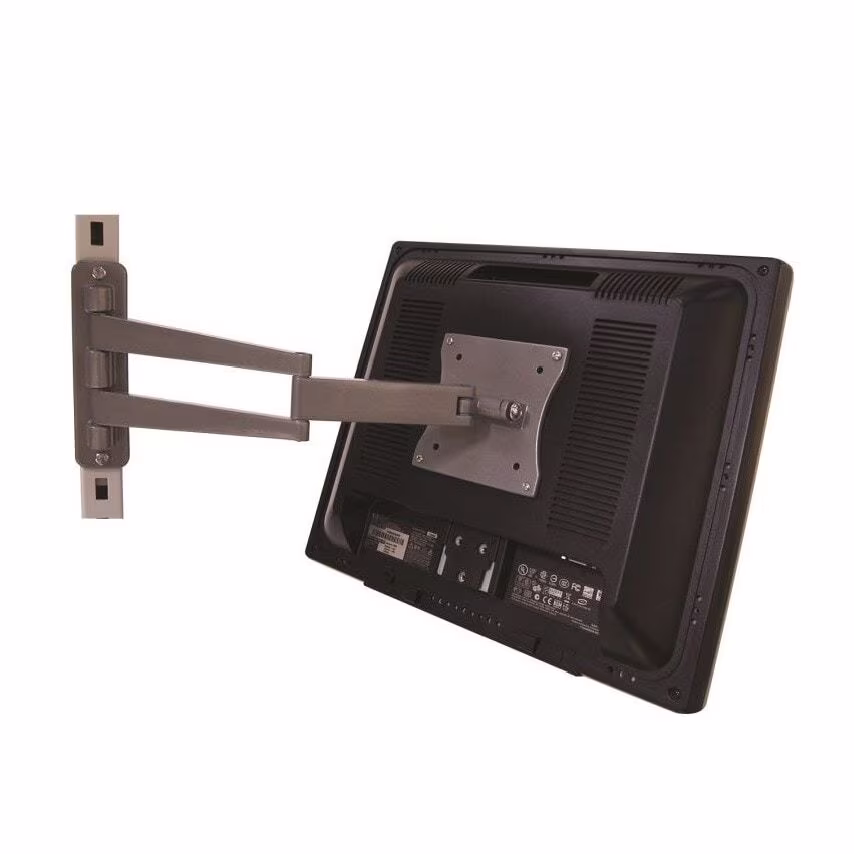 QMP Monitor Arm to Hold Flat Screen Light Grey