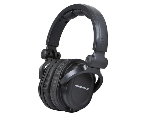Premium Hi-Fi DJ Style Over-the-Ear Pro Headphones with Microphone | with 2 Audio Cables | 50 mm Driver | Headset Mic for Studio, Recording, Gaming, L
