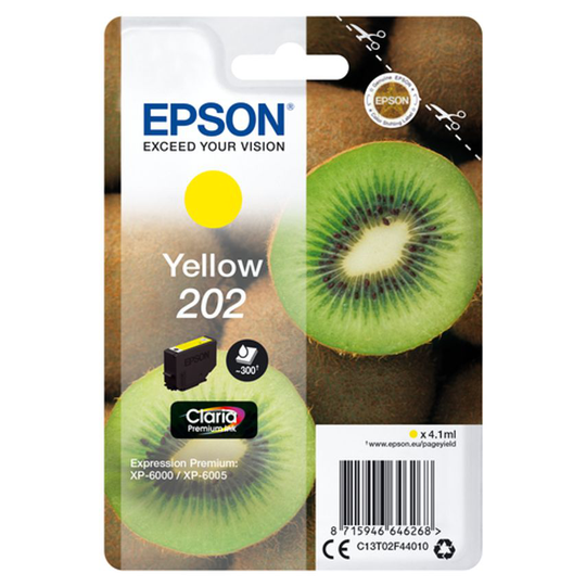 Epson Ink Low Volume Yellow 202 Claria Premium Ink