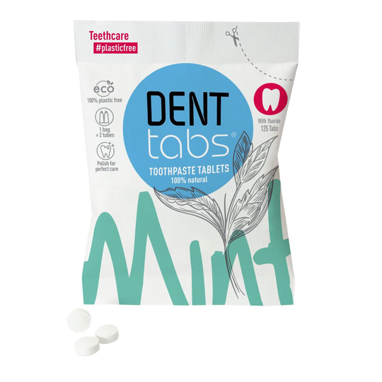 Denttabs Natural Dental Tablets with Flouride 125 tabs