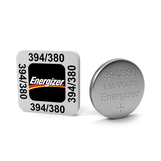 Energizer S72 394/380 Silver Oxide Coin Button Cell Battery