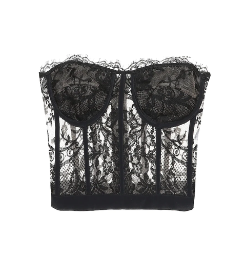 Lace bustier