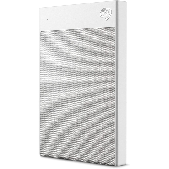 Seagate Ultra Touch HDD, 2 TB, USB-C + USB 3.0 Portable External Hard Drive, White, 4 mo Adobe Creative Cloud Photography Plan and Two-yr Re