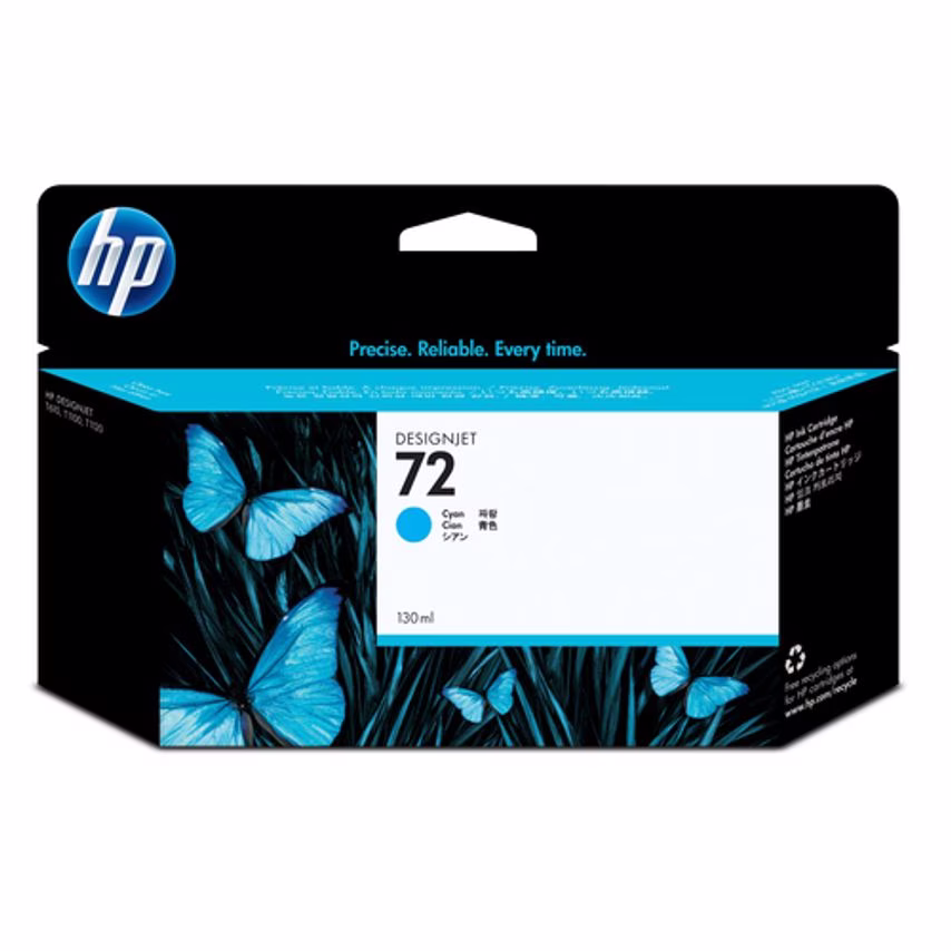 HP Hp 72 Cyan Ink Cartridge 943PWZ7- you get 2