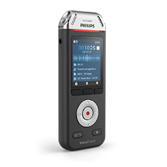 Philips DVT2810 8GB Digital Voice Tracer & Dragon Recorder Edition