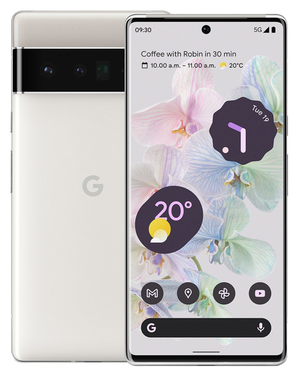 SIM Free Google Pixel 6 Pro 5G 128GB Phone - Cloudy White