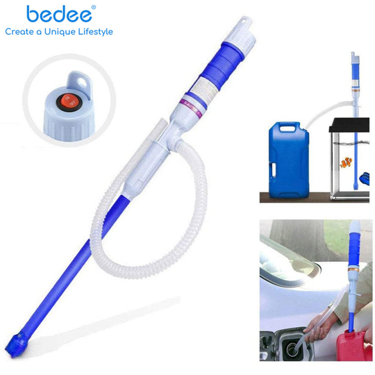Electric Liquid Transfer Pump Battery Operated Water Fuel Siphon Pump
