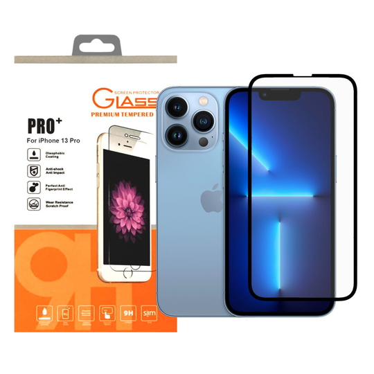 For Apple iPhone 13 Pro Tempered Glass Full Cover Screen Protector