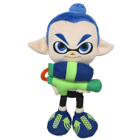 Plush - Splatoon - Inkling Boy Blue 9" Soft Doll New Toys Gifts 1468