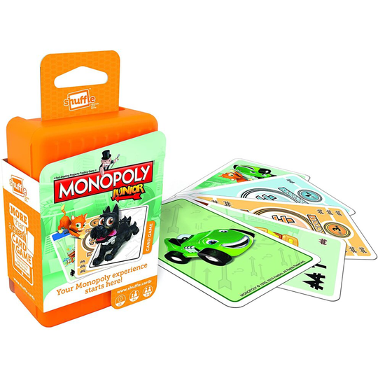 Shuffle Monopoly Junior Children's Card Game