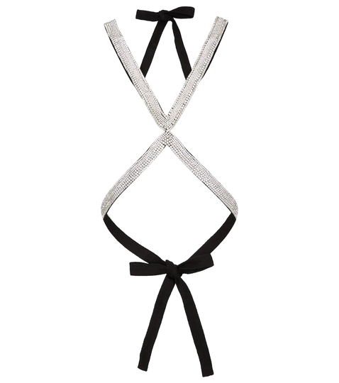 Crystal-embellished harness