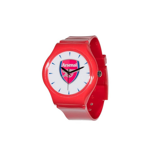 Arsenal AR38-R Soccer Club Slimline Souvenir Watch, Red