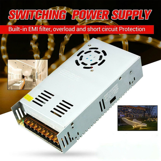 AC 110-240V to DC 12V 30A 360W Voltage Transformer Switch Power Supply
