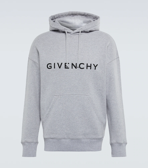 Logo cotton hoodie