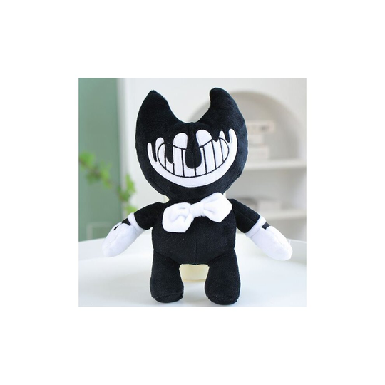 (NEW Bendy, Black) Horror Game Bendy and Ink Machine Plush Doll Color Bendy Plush Doll