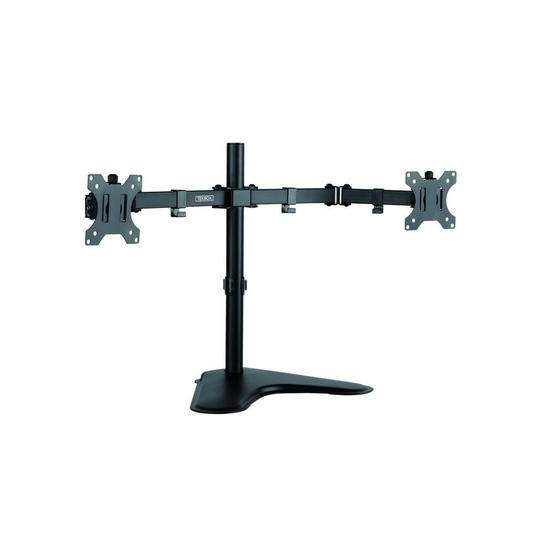 TekBox DUAL MONITOR MOUNT - 2 Computer Screen Stand 13-32" Twin Display TV VESA